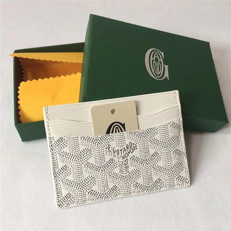 GOYARD Card Holder with Gift Box, Multi-Card 5-Card Storage Wallet, Light Luxury Factory Direct, In Stock, Fast Shipping, Hot.