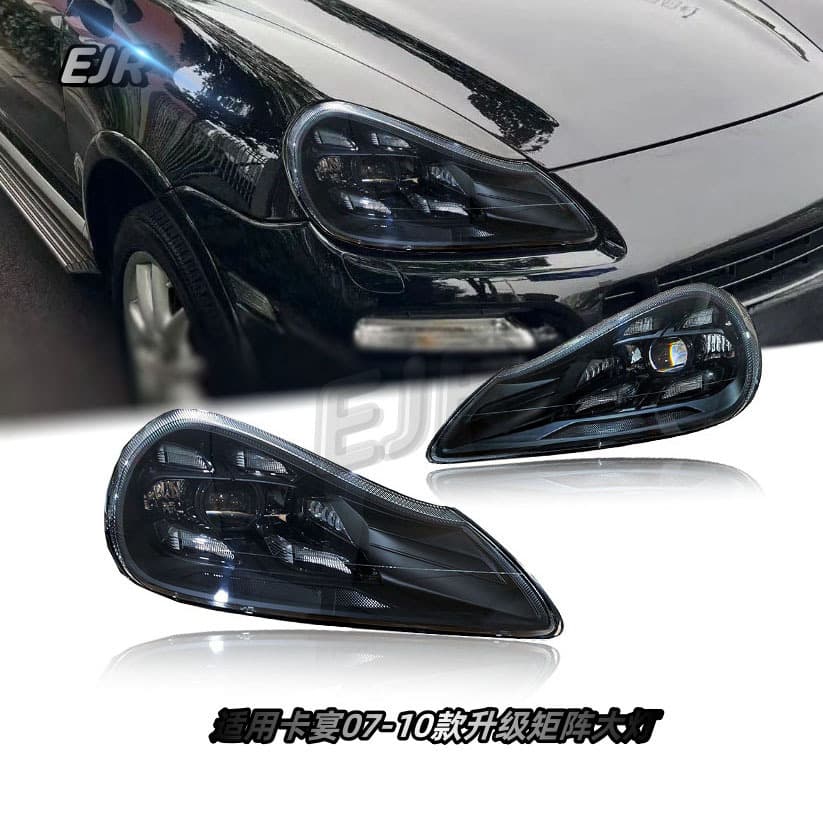 For Porsche Cayenne 07-10 Model 957 Headlight Assembly Upgrade to Matrix LED Headlights