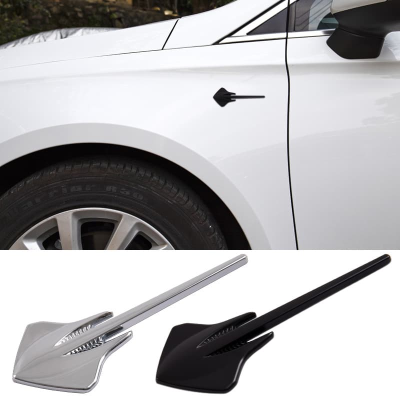 Chevrolet Corvette Stingray metal car logo Cruze Malibu 3D three-dimensional side fender car sticker