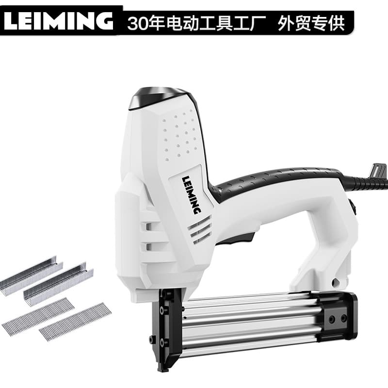 Leiming J-112 Electric Nail Gun Stapler Nailer Straight Nail Door Nail F30 Nail Gun Woodworking Tool