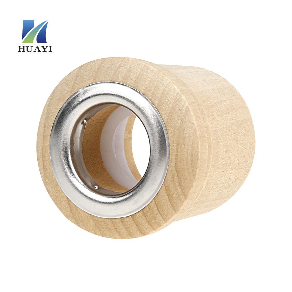 28-tooth Aromatherapy Wooden Lid Round Solid Wood Bottle Cap for Flameless Reed Diffuser Bottle Set, Glass Bottle Matching Wood Stopper, Wholesale Stock