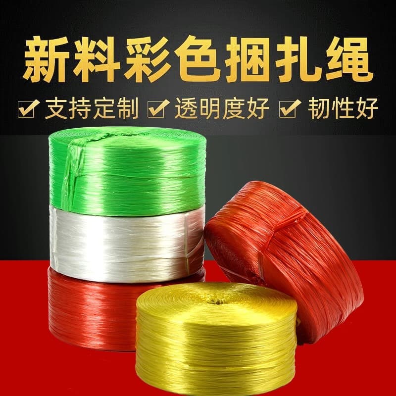 Nylon Rope Packing String Plastic Rope Bundling Tying Rope Wear-Resistant Pocket Rope New Material Packing Rope Binding Rope