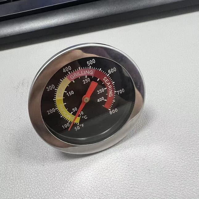 Oven Temperature Gauge 52mm Stainless Steel Bimetal BBQ Thermometer BBQ Oven Temperature Gauge Grilling Tool