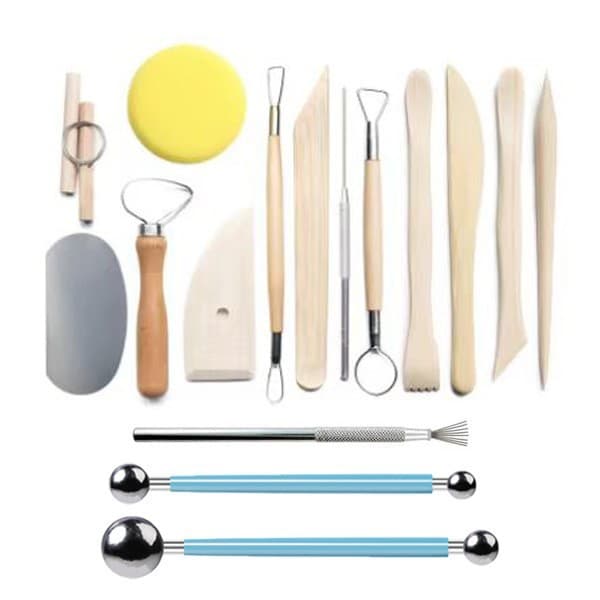 Custom Clay Pottery Tool Set, Stone Sculpture Carving Clay Tools, Soft Clay DIY Kit