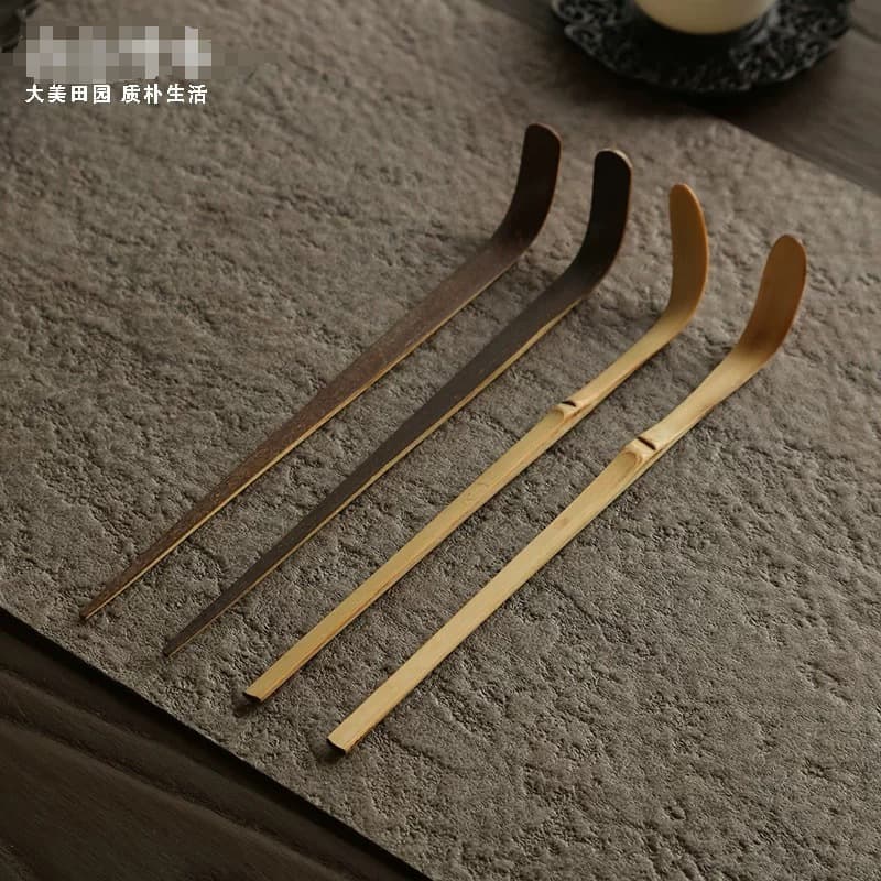 Natural Bamboo Tea Set, Tea Ceremony Accessories, Tea Awakening Tea Set, Three-Piece Tea Spoon, Tea Spoon, Tea Pick
