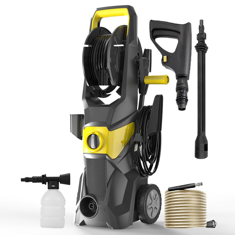 Portable Corded Home 220V High Pressure Car Washer Electric Automatic Car Washer with Car Wash Gun Kit