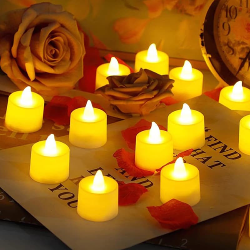 Small and Large Square Water Lantern Lotus Lamp for Prayers and Wishes, Eco-Friendly Paper with Wax Block Included