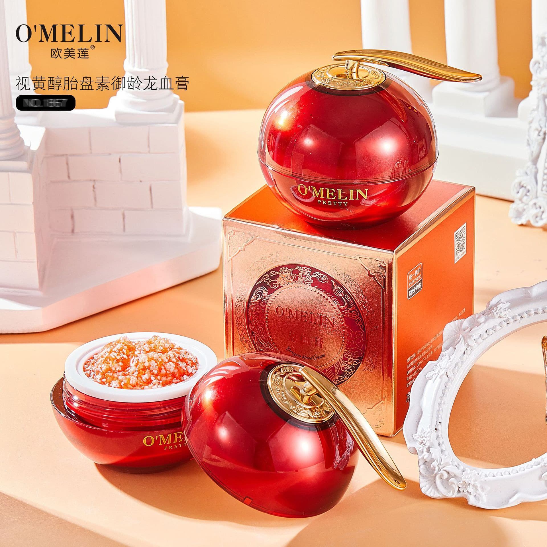 Oumeilian Retinol Placenta Anti-Aging Dragon Blood Cream Lazy Girl BB Cream Moisturizing Nourishing Luxury Face Cream