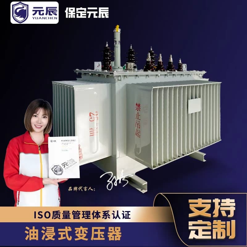 S9 Oil-Immersed Transformer S11 Power Transformer High Power 10KV/380V Industrial Step-Up/Down Three-Phase Transformer