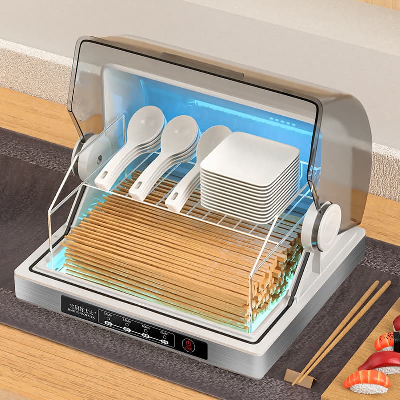 Baochu Haotaitai Chopsticks Sterilizer, Household Small Chopsticks and Spoon Sterilizing Machine with Drying, Commercial for Restaurants