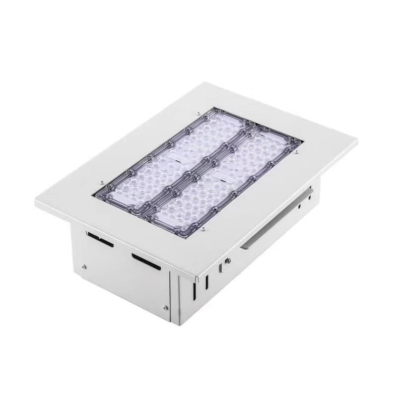 Embedded Gas Station LED Waterproof Explosion-proof Light, Warehouse Factory Tunnel Floodlight, Toll Station Canopy Lighting