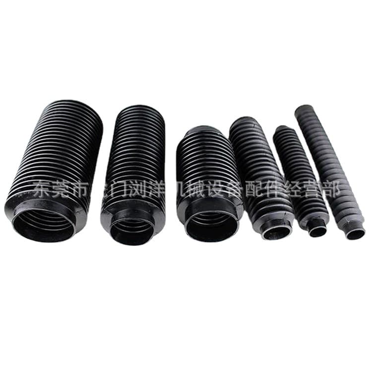 EDM oil leak hose rubber telescopic electric pulse EDM accessories corrugated pipe oil drain pipe oil outlet hopper dust cover