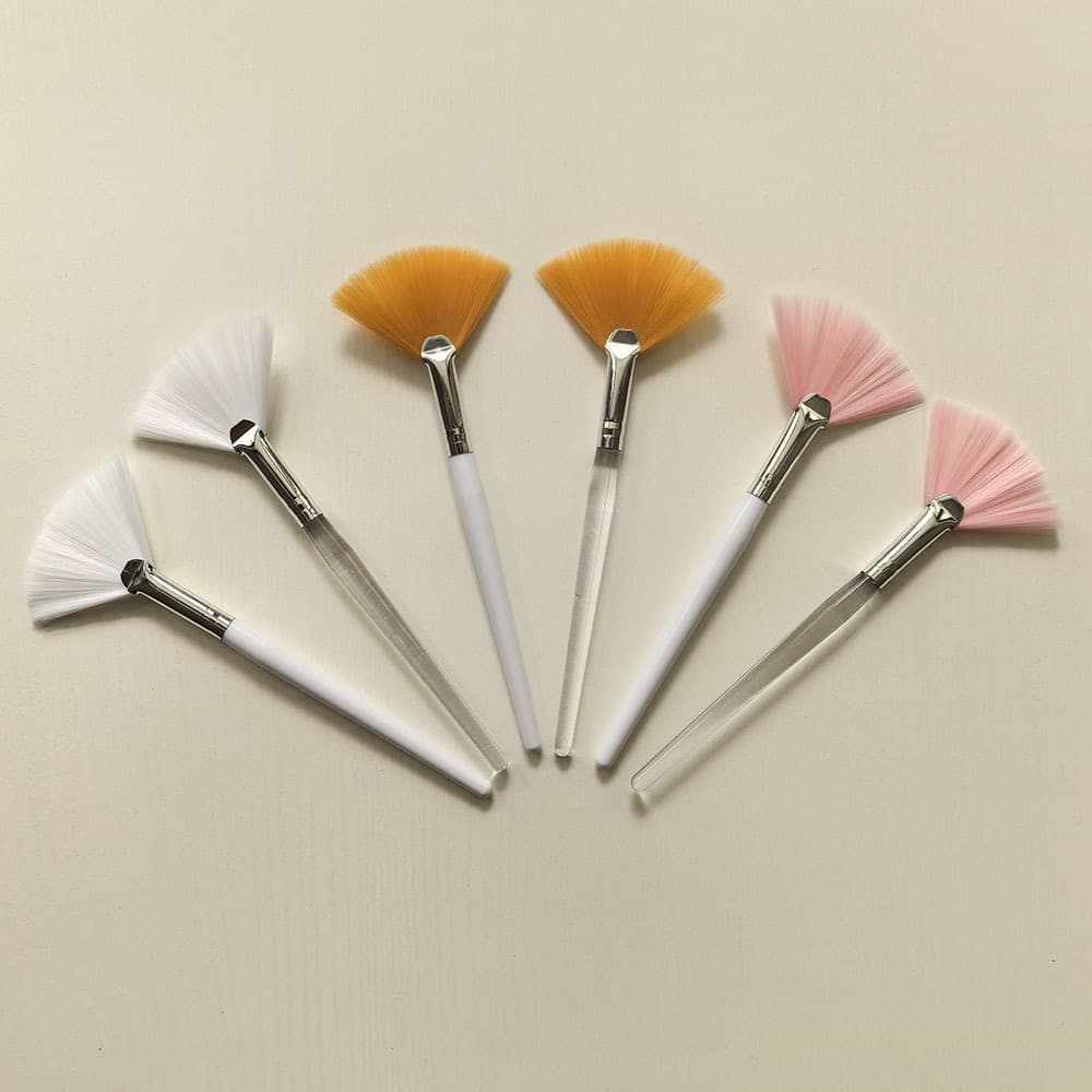 Source Fan Mask Brush Beauty Tools Fruit Acid Brush Soft-bristled Mask Brush Beauty Modification Essence Makeup Brush