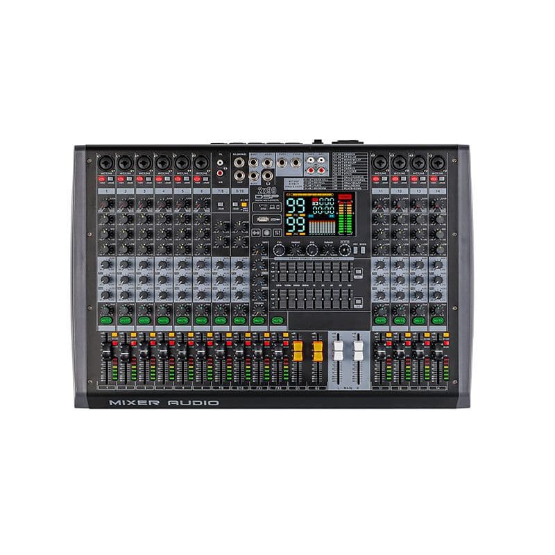 Professional Mixing Console High-Power Amplified Mixing Console All-in-One Professional Stage-Grade Mixing Console