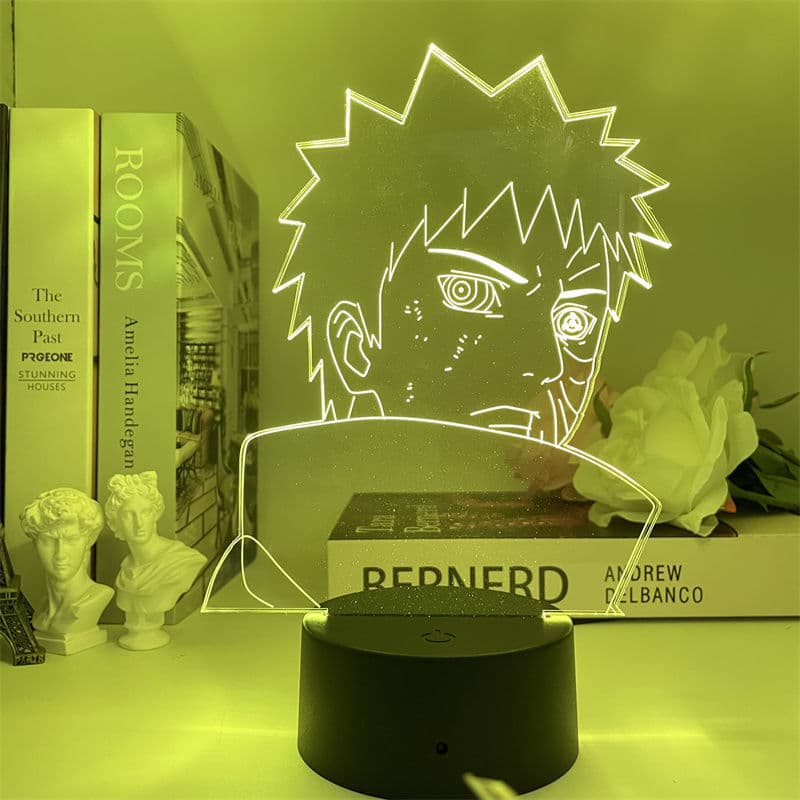 USB Night Light Naruto Shippuden Sasuke Kakashi Team 7 Battle Deidara Hinata Naruto Gaara