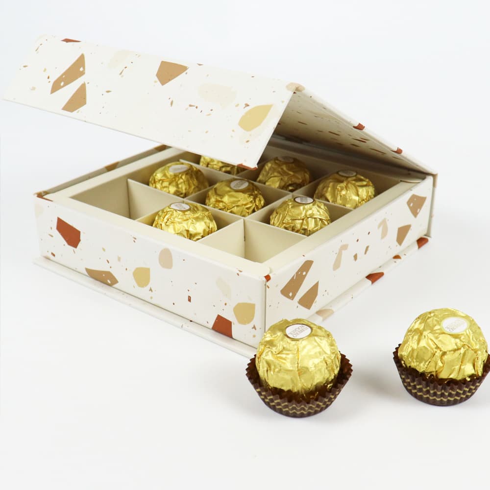 Custom printed chocolate candy box packaging paper gift boxes