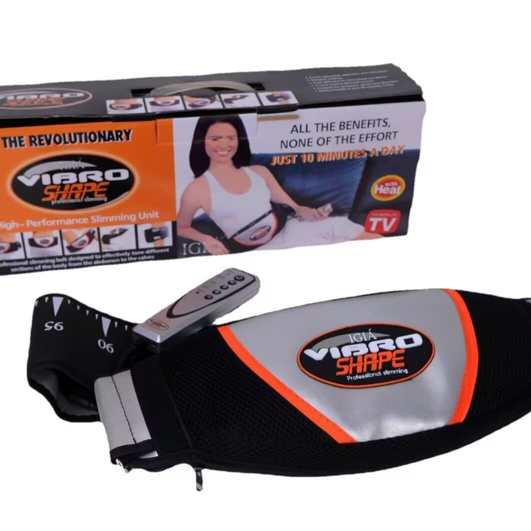 Massage Fat-Shaking Belt Slimming Waist Machine Vibration Heating Massager Lazy Weight Loss Shaker