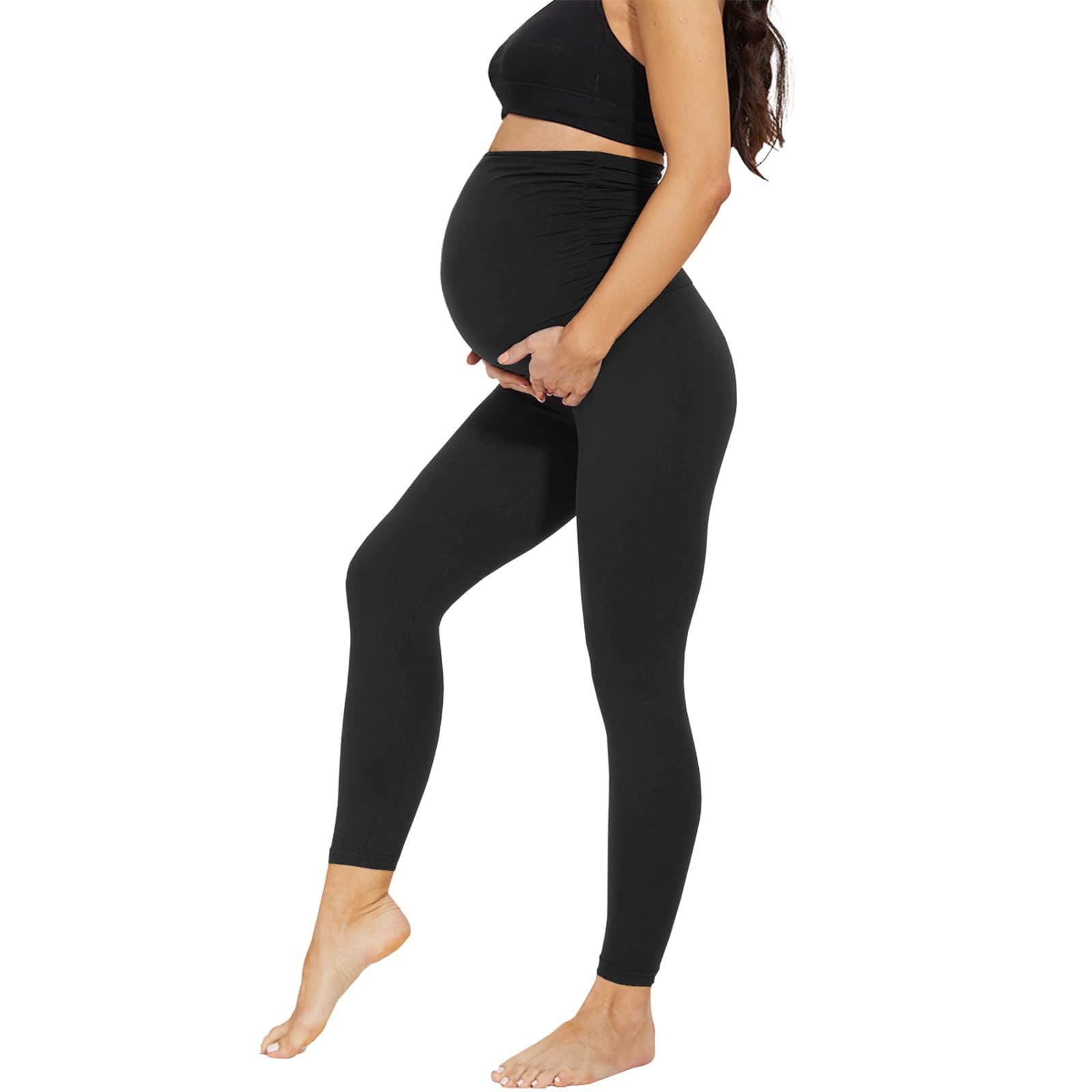 Best-selling maternity pants for cross-border Amazon and AliExpress, 9/10 length high-waist fashion casual long pants, high-stretch skinny pants