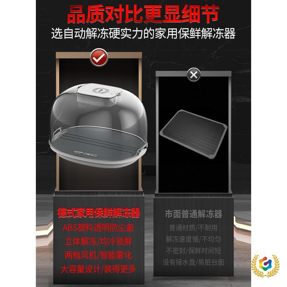 ⇗ German Household Food Constant Temperature Rapid Mist Thawing Device, Steak and Frozen Meat Thawing Board Commercial