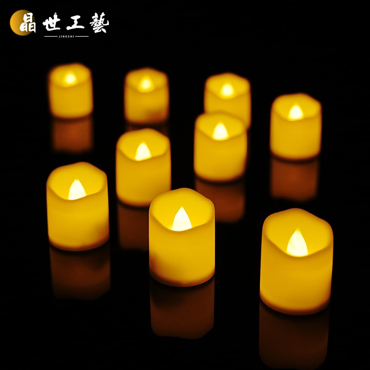 Cross-border Electronic Candle Light Christmas Mini LED Simulation Tea Light Party Proposal Atmosphere Light Birthday Candle