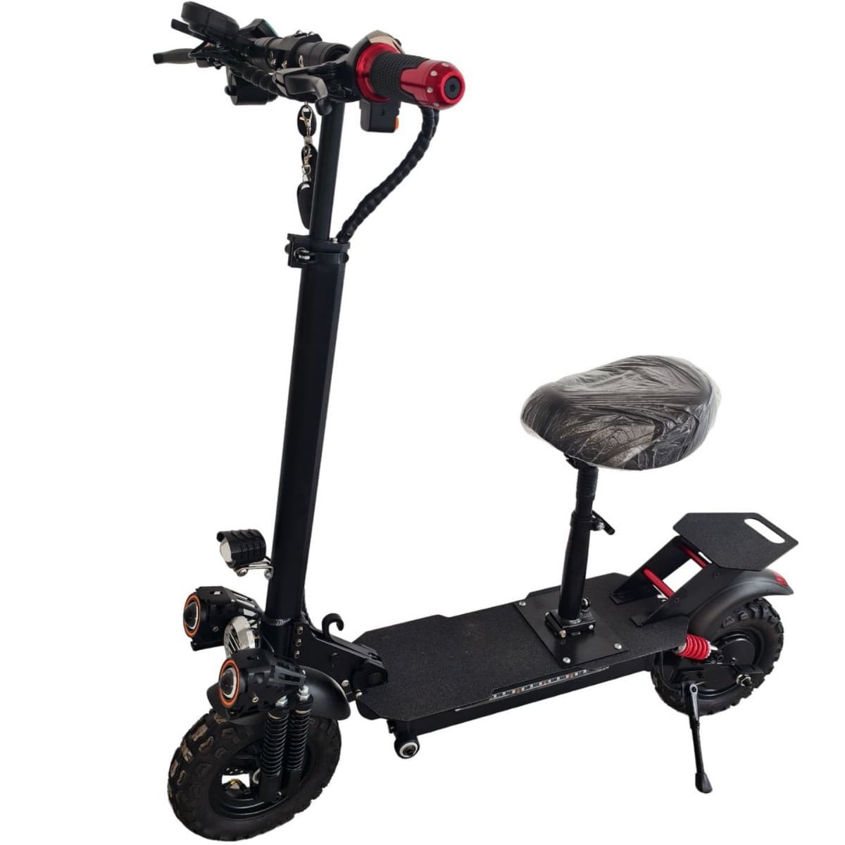 Off-Road Electric Scooter 11-inch Adult Long-Range Folding Scooter with Seat M4Pro