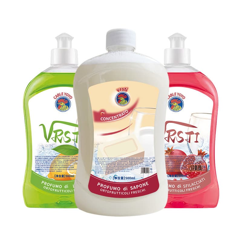 VRSTI Dish Soap Kitchen Dishwashing Detergent Degreaser Cleaning Liquid Easy Rinse Non-Irritating Wholesale Drop Shipping