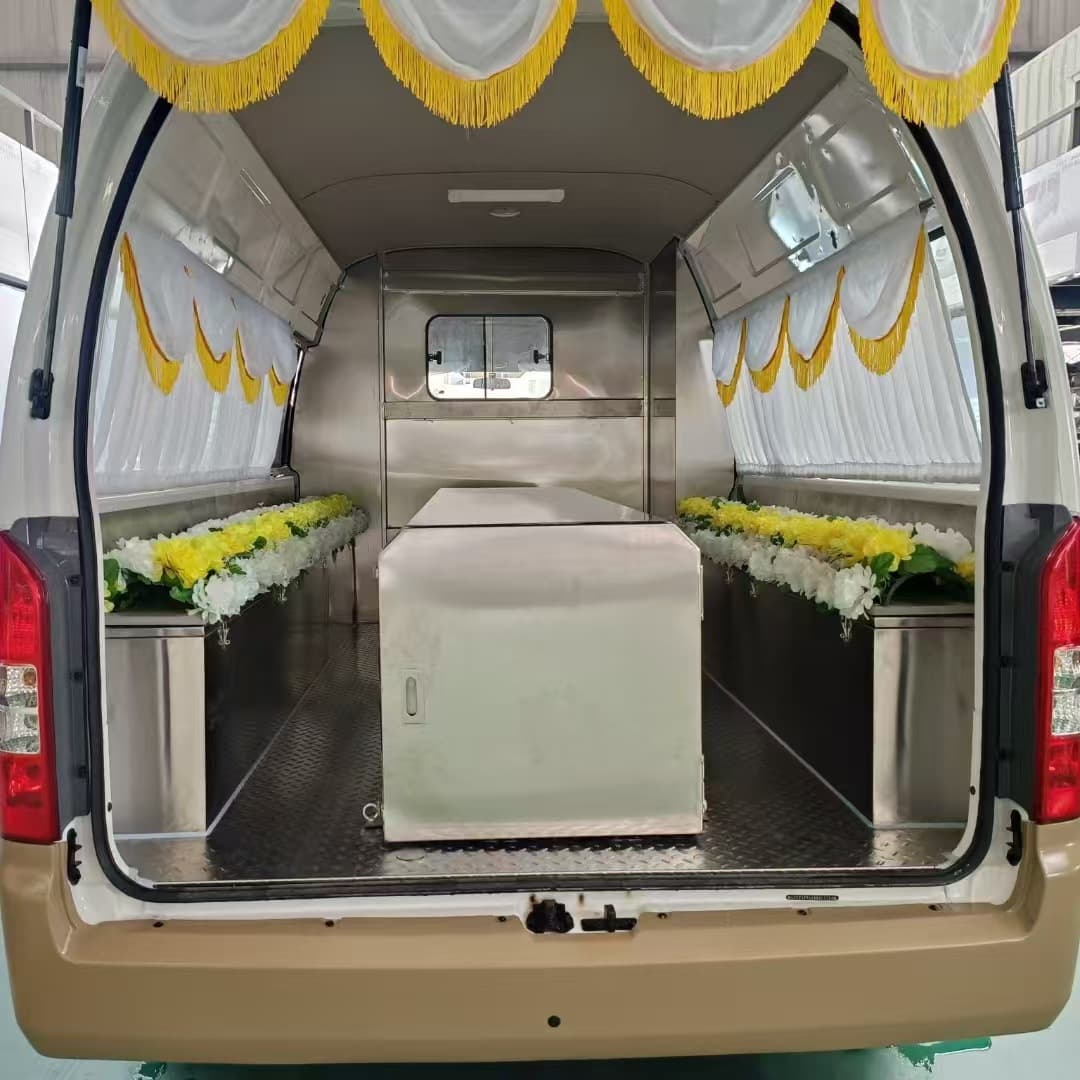 National VI Foton Funeral Vehicle Manufacturer Quote - Funeral Parlor Body Pickup Hearse Price - Installment Payment Available