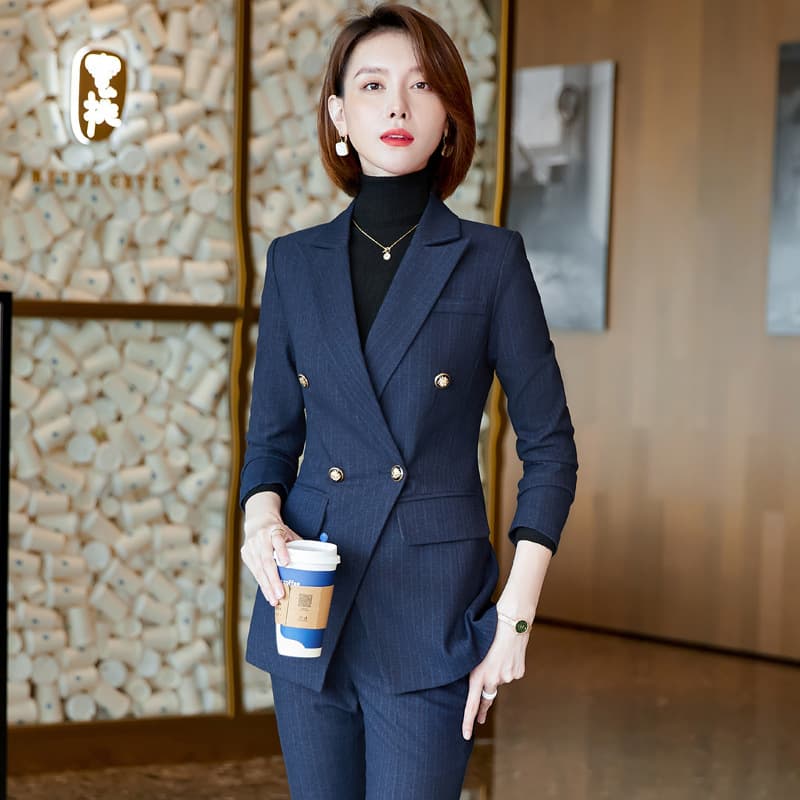 Professional suit women's autumn and winter temperament spring and autumn new formal fashion women's jacket high-end work clothes suit work clothes