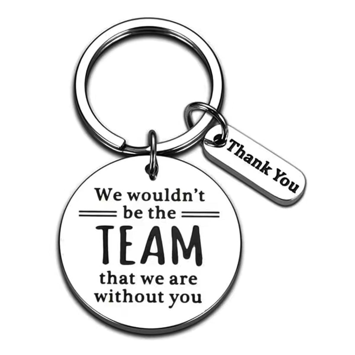 Amazon Cross-border Stainless Steel Engraved Keychain Gift for Employees, Leaders, Mentors, Bosses