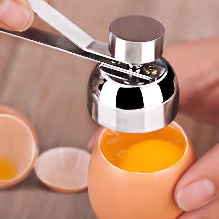 304 Stainless Steel Egg Opener Kitchen Egg Cracker Creative Egg Opener Household Egg Shell Cutter Wholesale