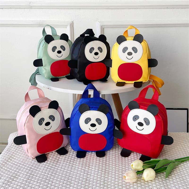2021 New Kindergarten Backpack for Toddlers, Anti-Lost Panda-Themed Cute Children's Backpack