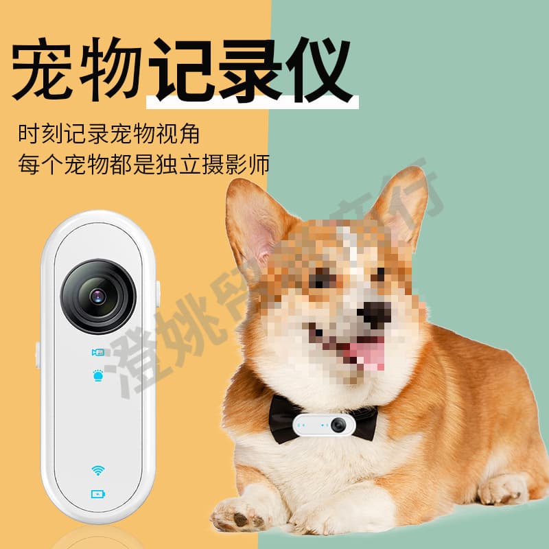Cross-border Pet Recorder Thumb Camera Outdoor Portable Cycling Sports Kids Life Recording Insta360 Dog