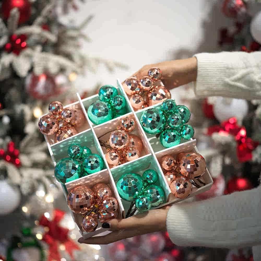 Christmas Ornament Ball Set for Tree Decoration Hanging Decor Festive