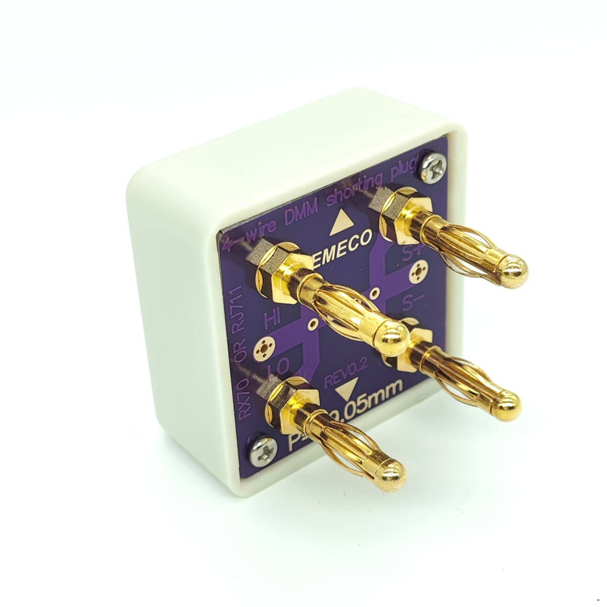 Universal four-wire shunt zero calibration socket Desktop multimeter 4-wire standard resistor kit
