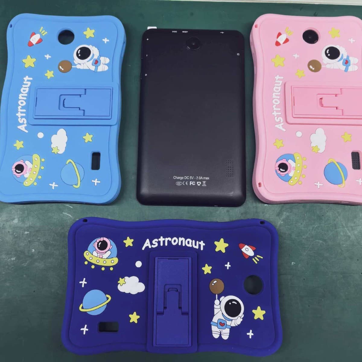 7-inch Android Tablet PC with WiFi, Cartoon Cute IPS Screen, Cartoon Silicone Case Shell