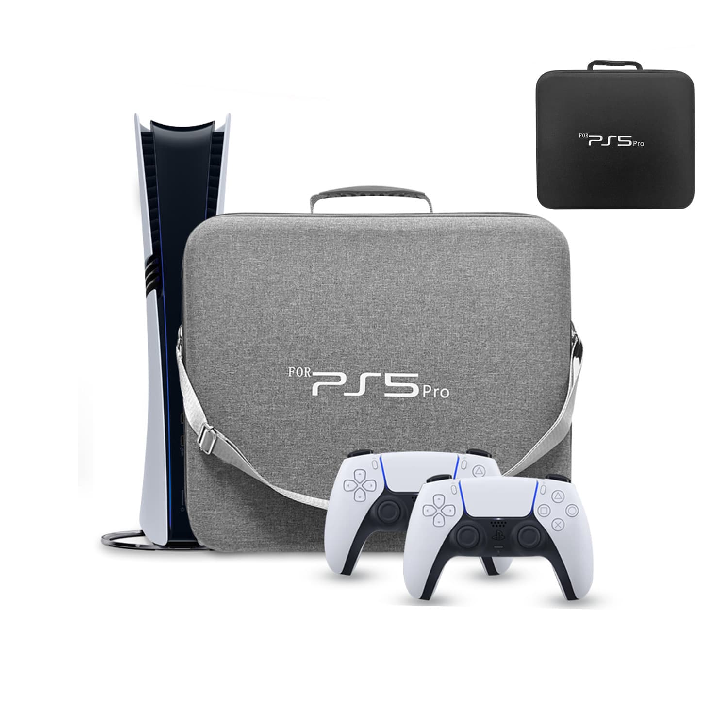 Factory Direct PS5 PRO Carrying Case, PRO Console Accessories Portable Storage Bag, EVA Shockproof and Drop-resistant Storage Box