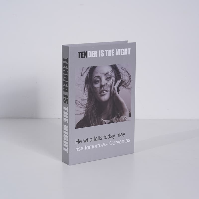 Modern Faux Book Wholesale Minimalist Simulated Book Decor for Sales Centers and Exhibition Halls Soft Decorative Prop Book Box Display