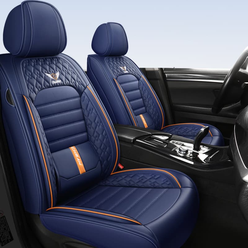 Full leather car seat cover car seat cushion four seasons seat cover lumbar support cross-border vacuum packaging car seat cushion
