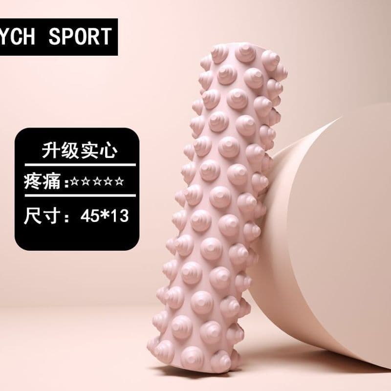 Foam roller, muscle relaxation, mace roller, solid slimming leg massage roller, leg roller, yoga equipment wholesale