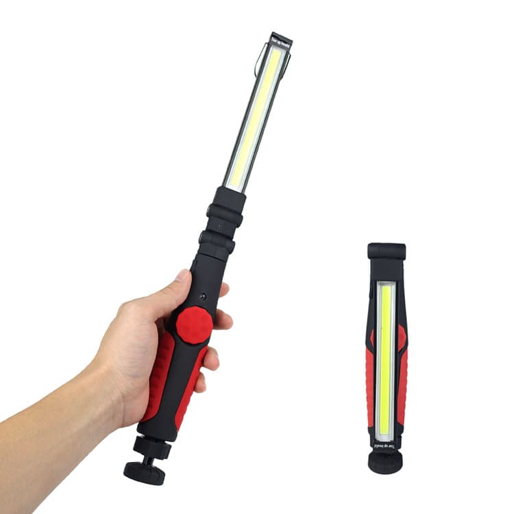 180 Degree Foldable LED Work Light Handheld Repair Lamp COB Magnet Car Inspection Light Multi-Function Camping Search Daily Carry Caving Night Fishing