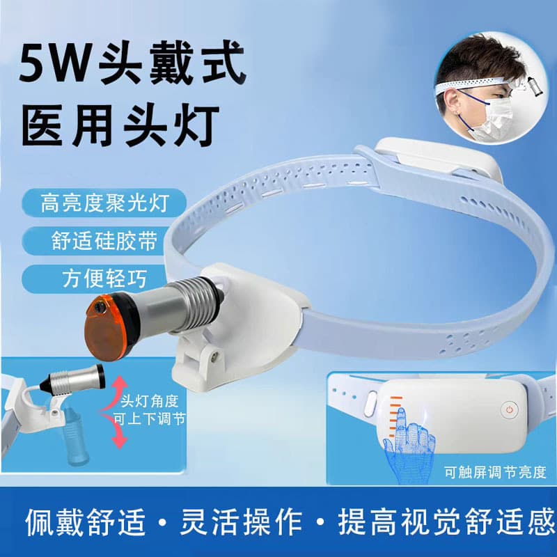 Medical surgical headlight, dental oral light, otolaryngology surgery clinic examination, plastic surgery, eye protection, super bright