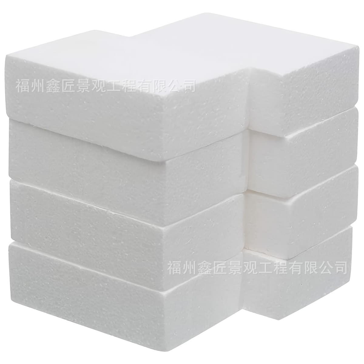 Amazon TEMU cross-border square foam blocks, EPS high-density foam blocks, sizes customizable.