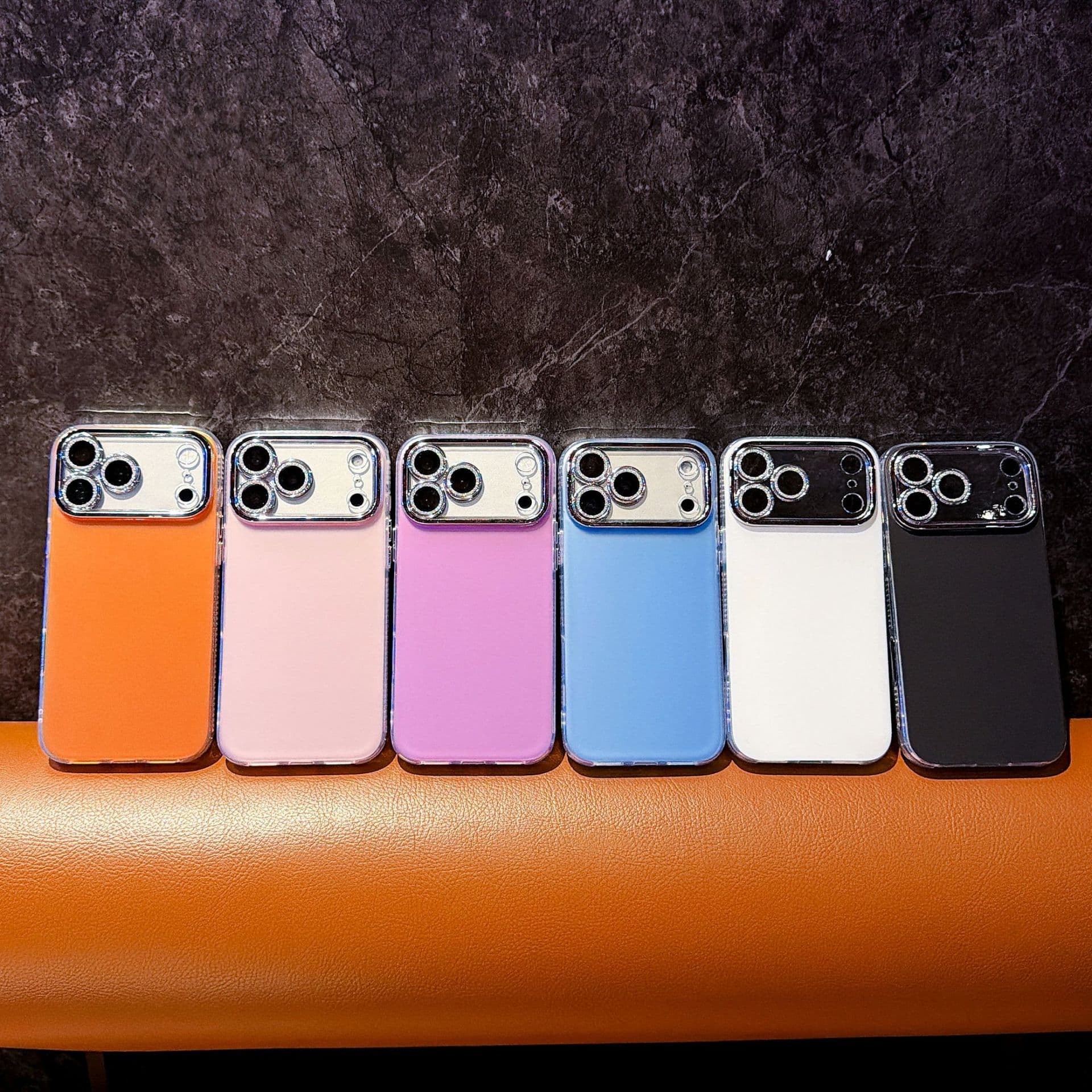 Suitable for summer iPhone18Pro dopamine mobile phone case lens glitter Apple 17promax all-inclusive cross-border