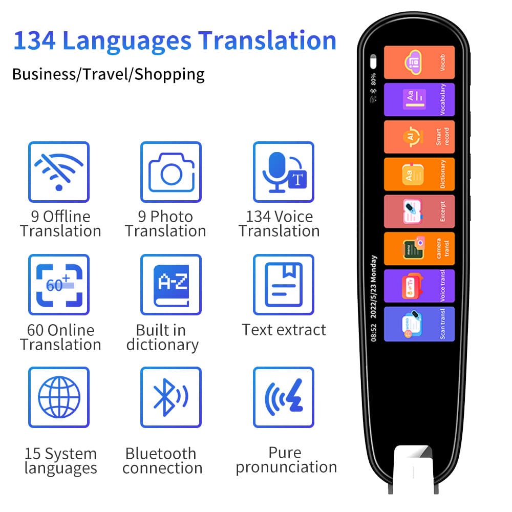 Language OCR Translator Factory Offline Scan Translation Pen