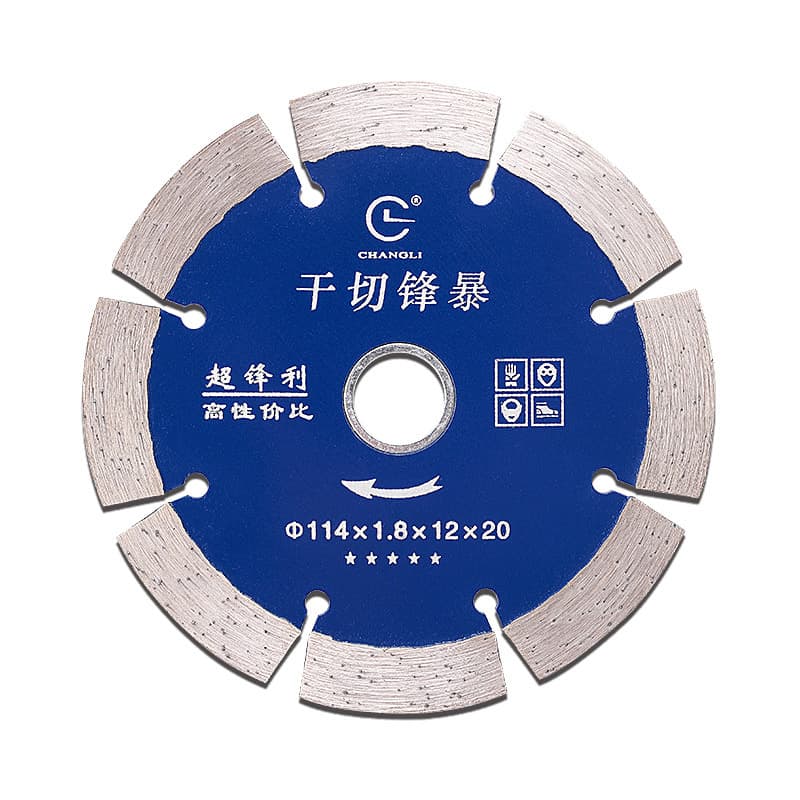 Diamond Circular Saw Blade Factory Dry-Hanging Saw Blade Dry Cutting Blade Sharp Stone Dry Cutting King Angle Grinder Saw Blade