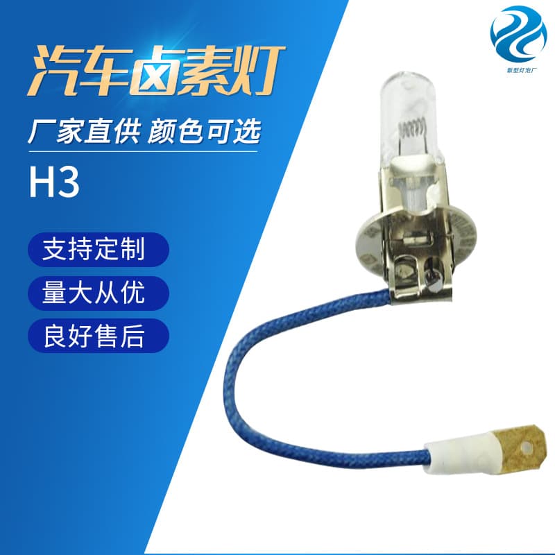 Truck Car Halogen Headlight Bulb H3 Halogen Bulb For Near Far Light Automobile Supplies