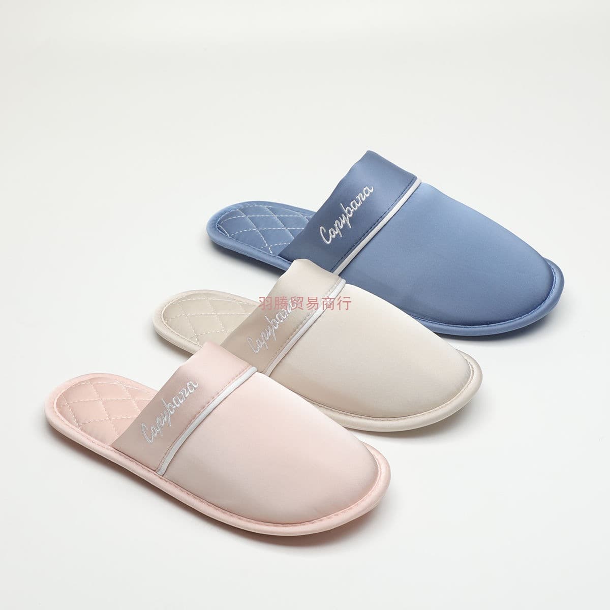 High-end All-Season Couple Slippers for Women, Anti-slip Spring/Summer/Autumn Indoor Home Silent Closed-Toe Slippers