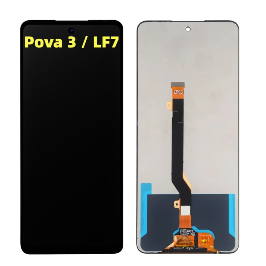 Compatible with Tecno Pova 3 Screen Assembly LF7 LCD Display Infinix LCD Screen