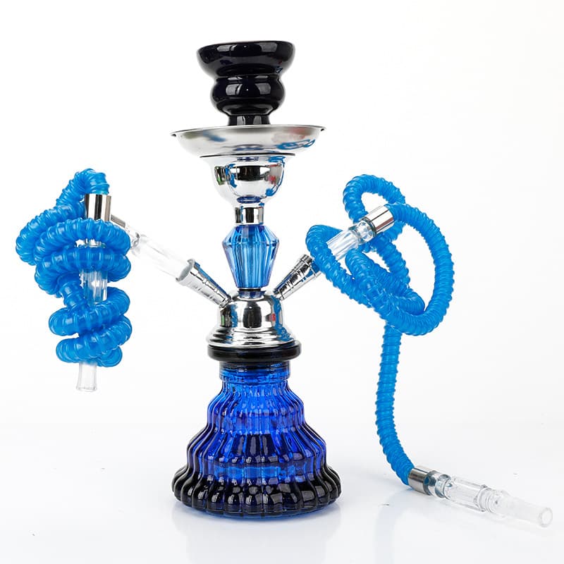 Limited Time Free Shipping! Cross-Border In-Stock Single and Double Tube Small Classic Hookah Glass Accessories Arabic Hookah