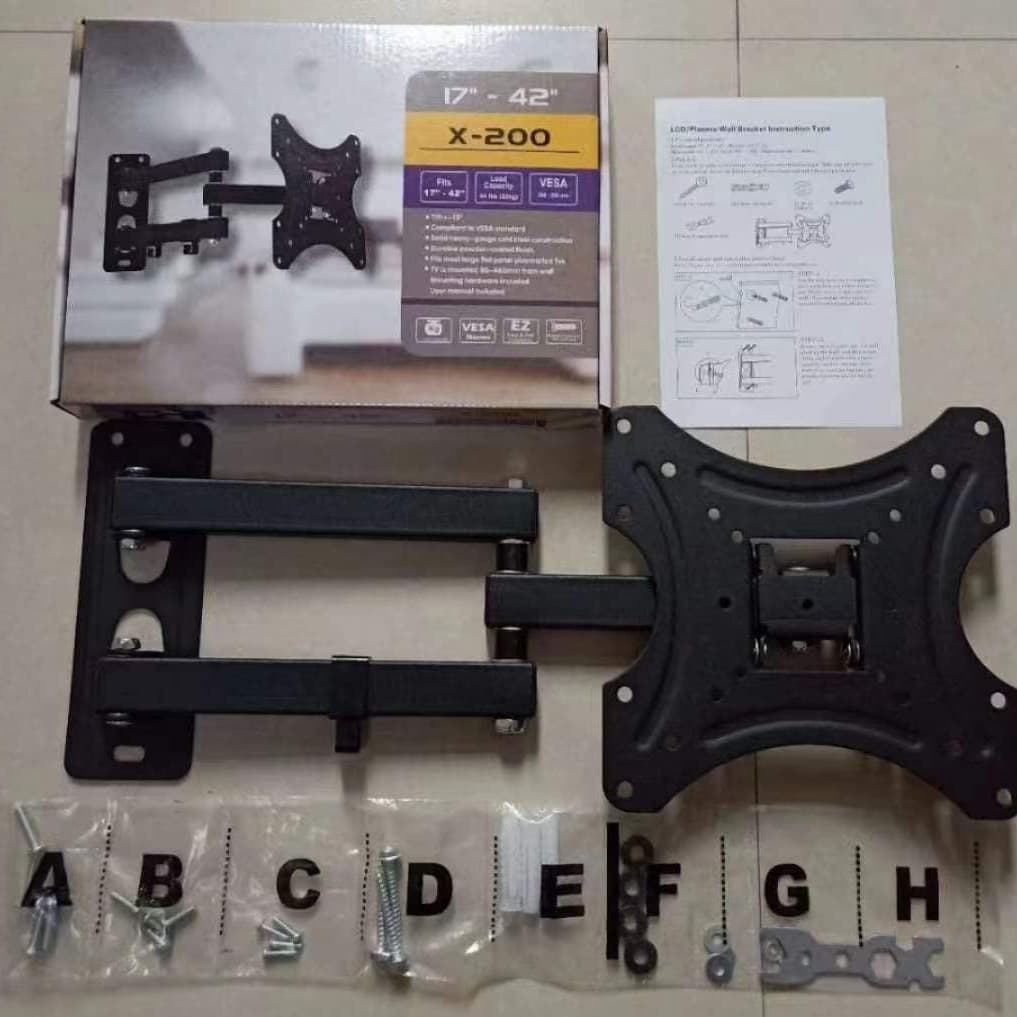 LCD TV Telescopic Rotating 17-42 inch TV Hanger Wall Mount Bracket for Plasma TV